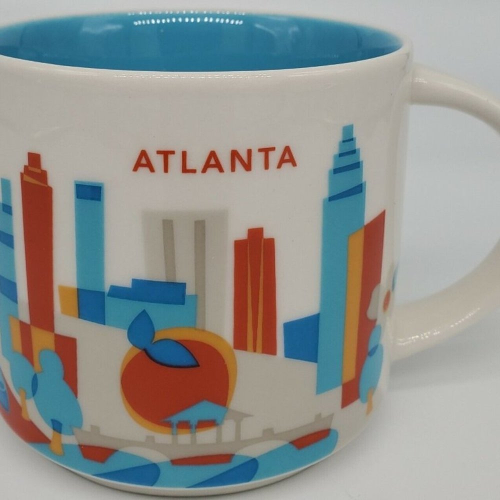 STARBUCKS You Are Here Series Cup 2013 ATLANTA Georgia 14oz New